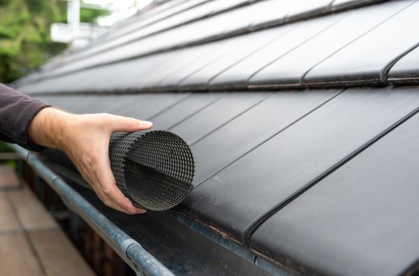 Gutter Mesh Installation in Cypress